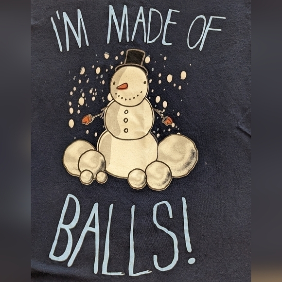 Silly kids winter snowman graphic tee - Picture 5 of 5